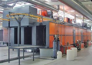 Loại nghiêng 500kg / H Dây chuyền phủ kim loại tự động Sấy nhanh