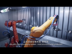 Dây chuyền phủ và phun đĩa phanh truyền thống Junhe cho các bộ phận tự động